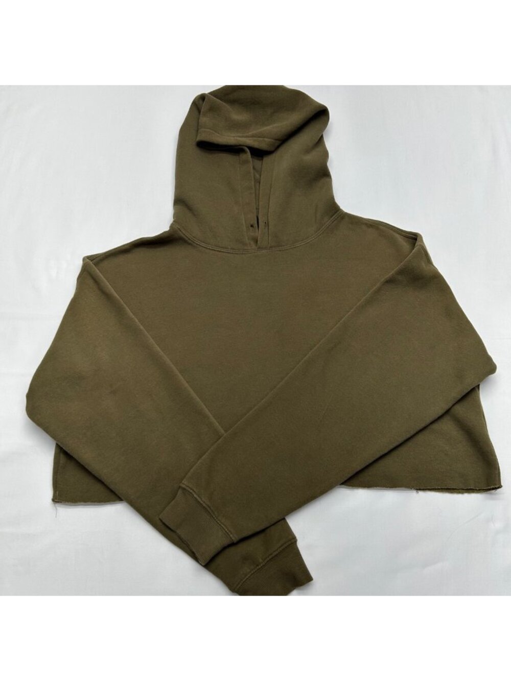 Urban Outfitters Out From Under Cropped Hoodie Women's M Olive
